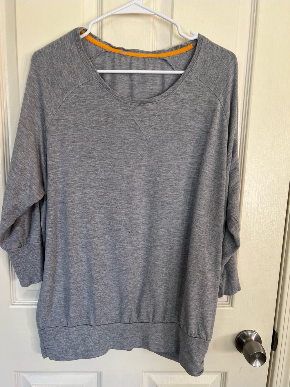 Athleta Gray Oversized Dolman Sleeve Tunic Sweatshirt Top